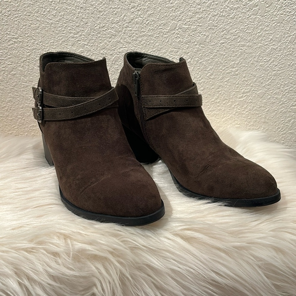 Sonoma Goods for Life Esme Olive Ankle Boots